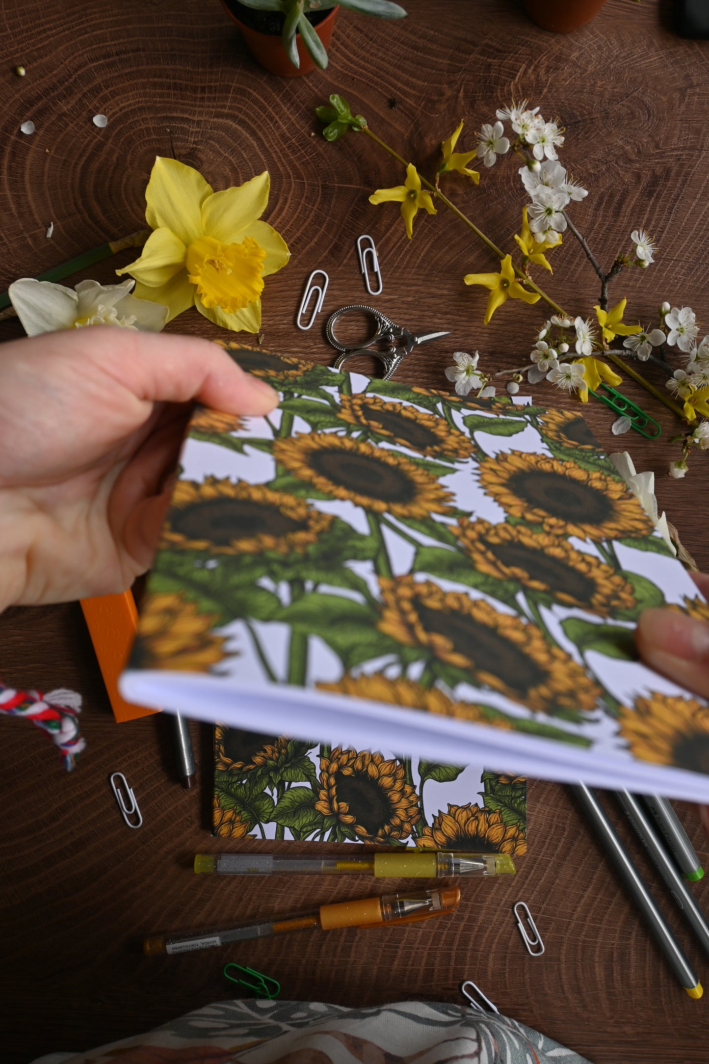 Sunflowers Notebook