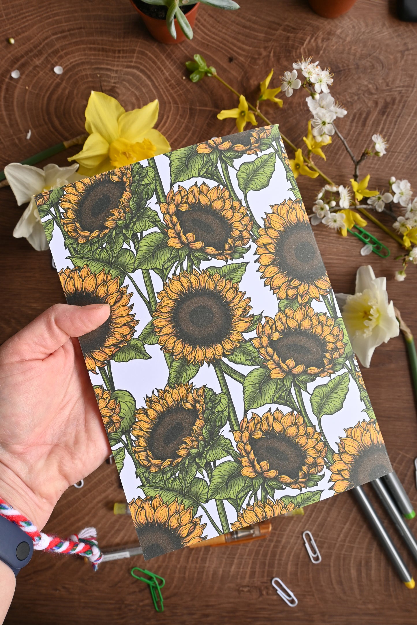Sunflowers Notebook