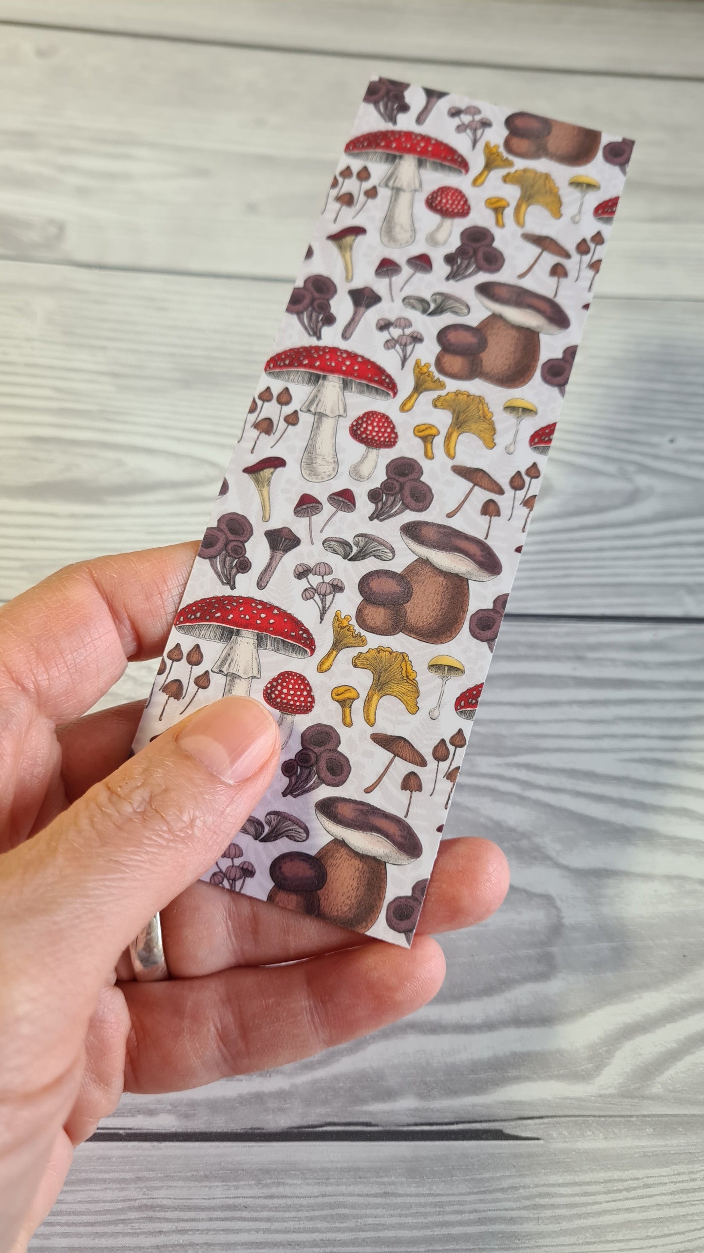 Mushroom pattern Bookmark - katerinamitkova