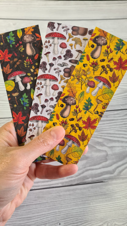 Mushroom pattern Bookmark