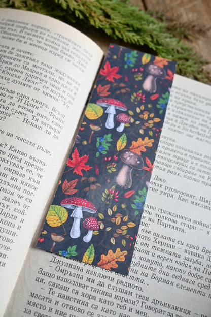 Mushroom pattern Bookmark