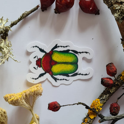 Beetles journal stickers