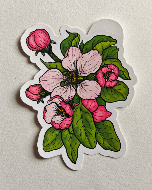 Apple blossom journal stickers - katerinamitkova