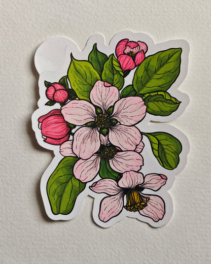 Apple blossom journal stickers - katerinamitkova