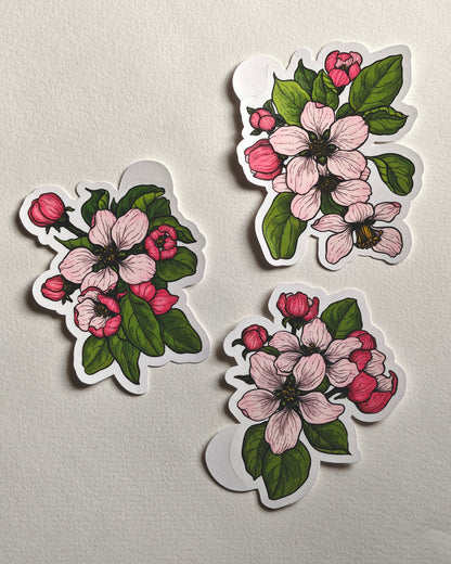 Apple blossom journal stickers - katerinamitkova
