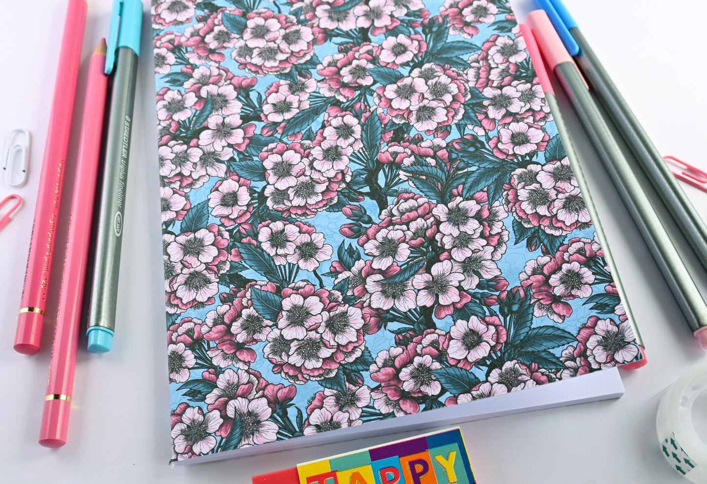 Cherry blossom Notebook - katerinamitkova