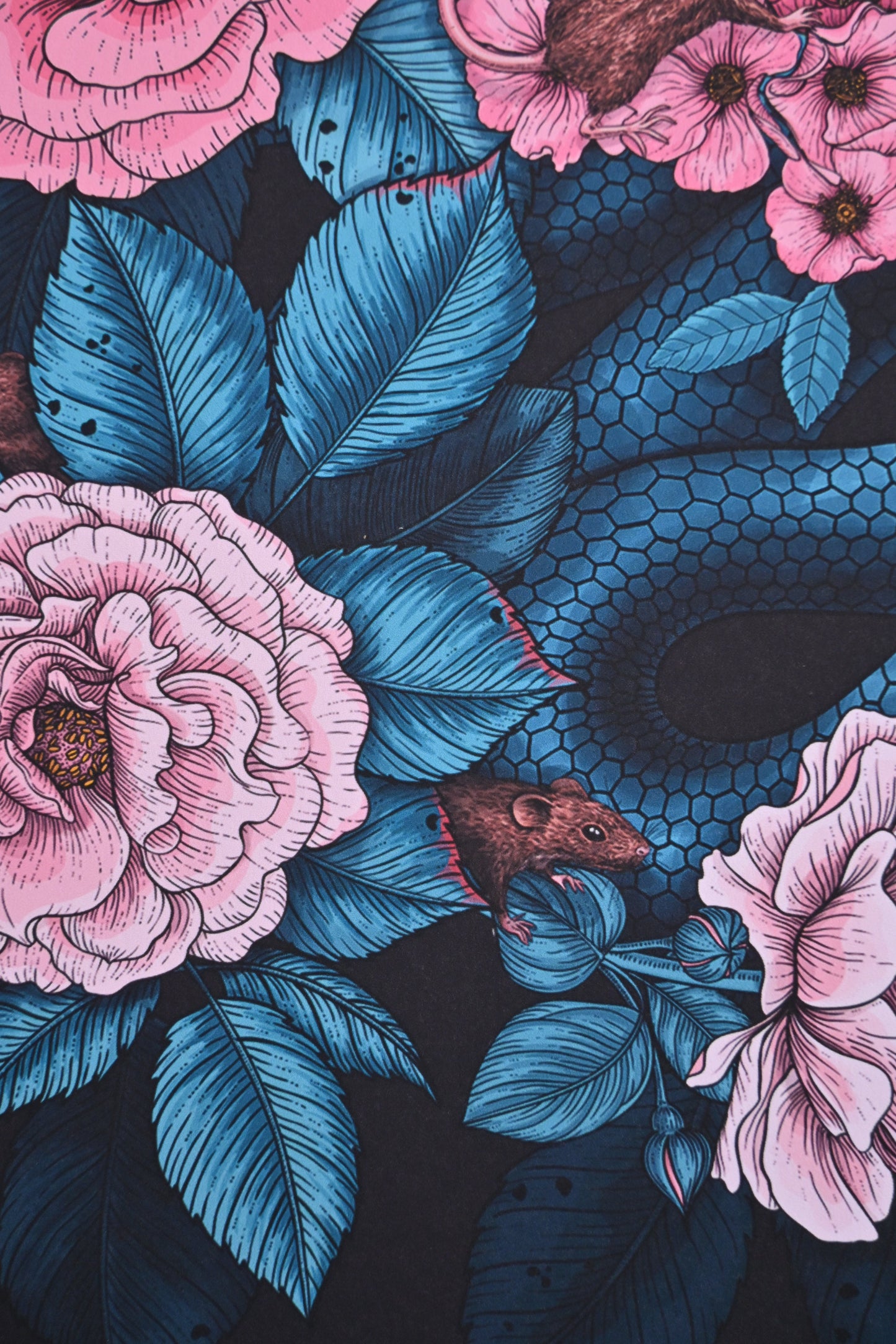 Hidden in the Roses art Print - katerinamitkova