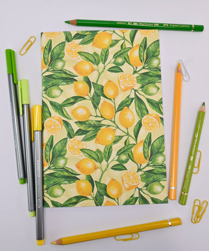Lemon branches Notebook - katerinamitkova