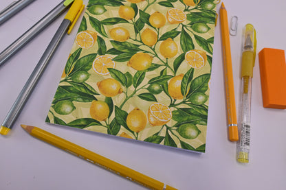 Lemon branches Notebook - katerinamitkova