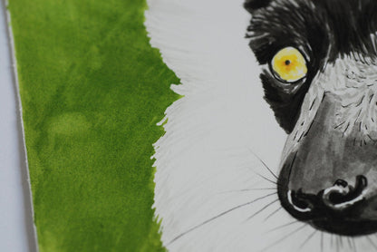 Lemur painting - katerinamitkova