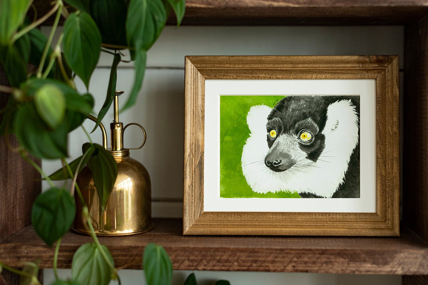 Lemur painting - katerinamitkova