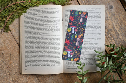 Mushroom pattern Bookmark - katerinamitkova