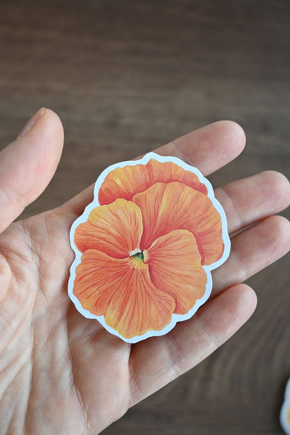 Pansies stickers - katerinamitkova