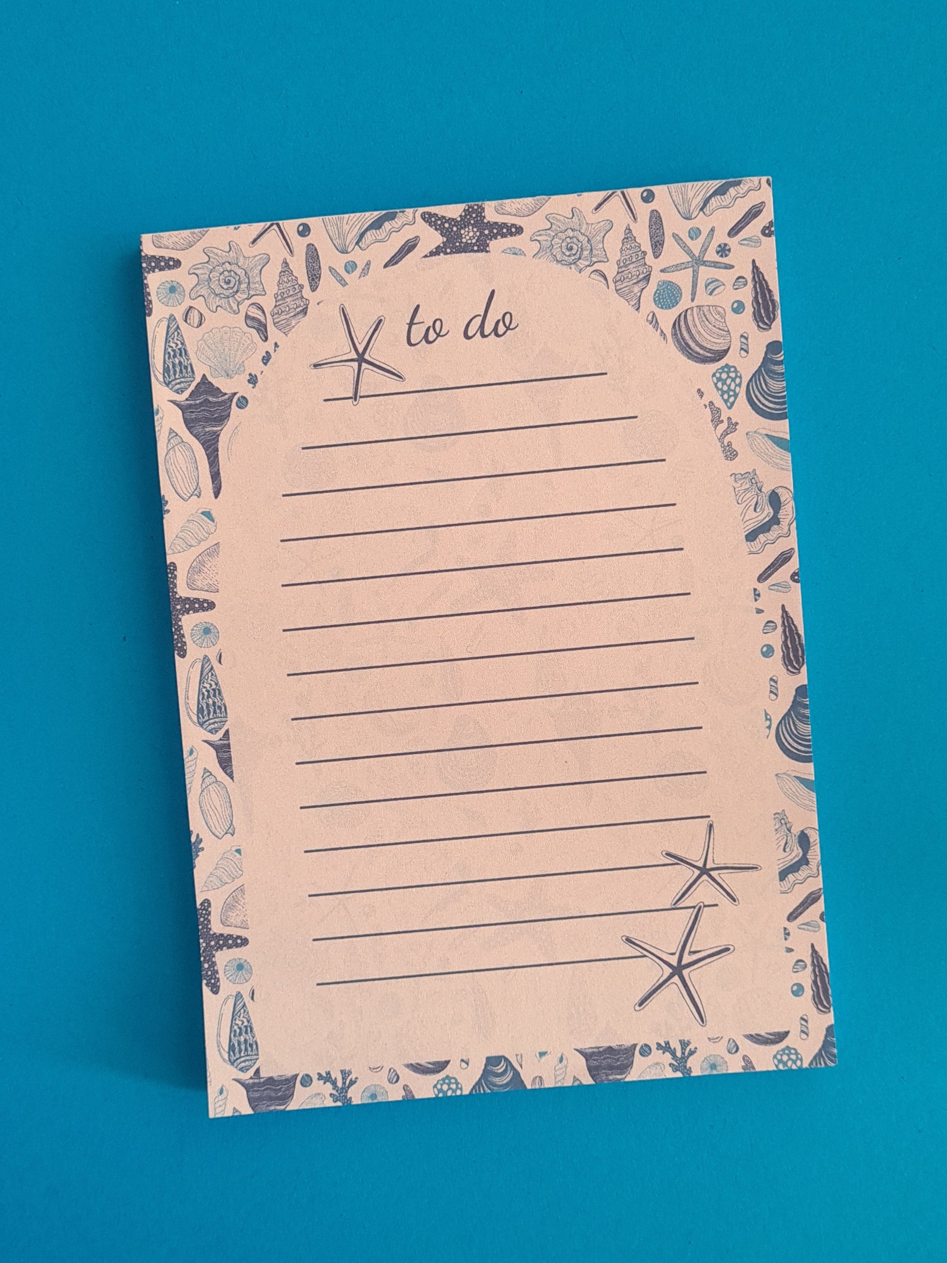 Seashells notepad - katerinamitkova