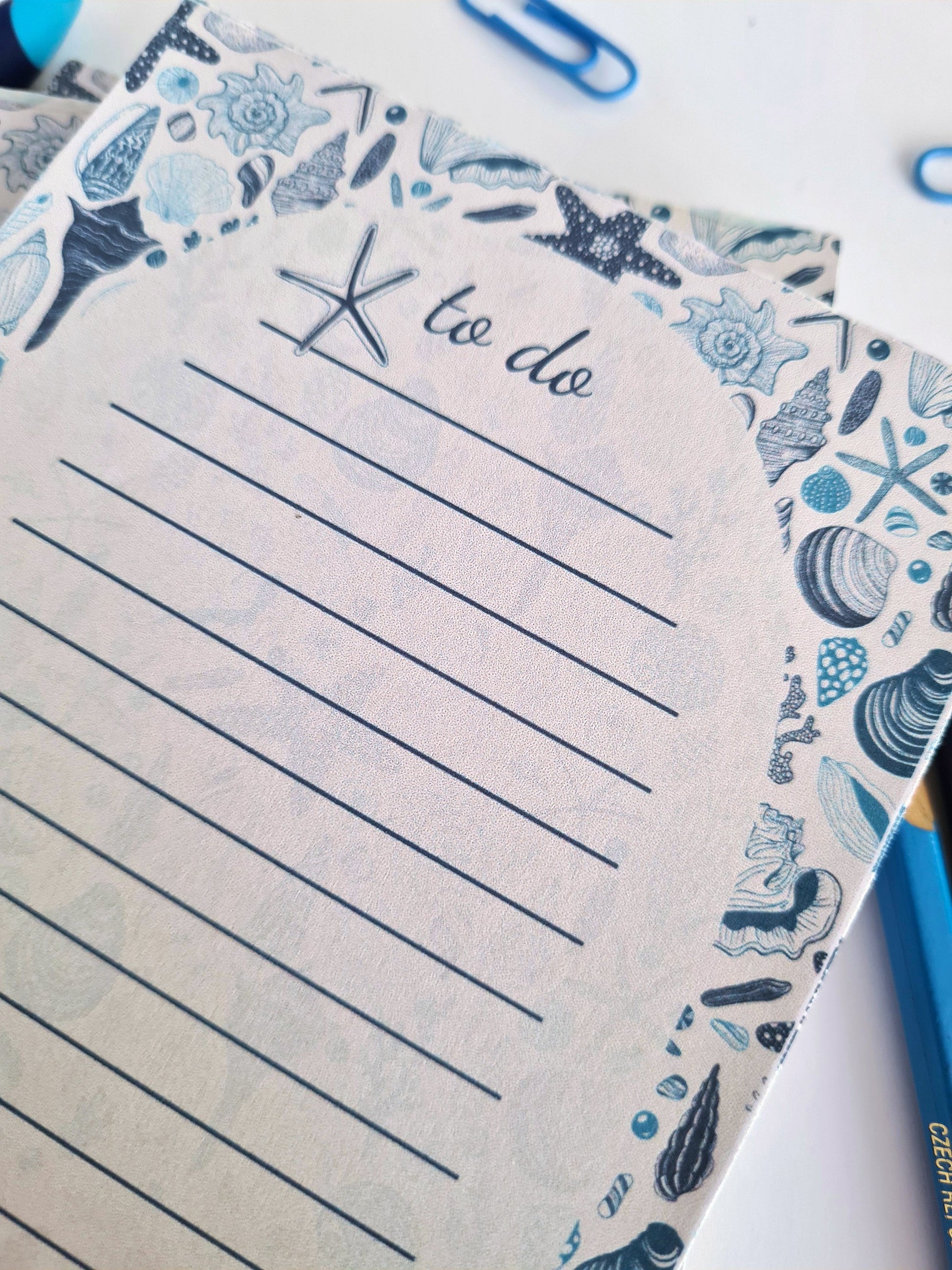 Seashells notepad - katerinamitkova