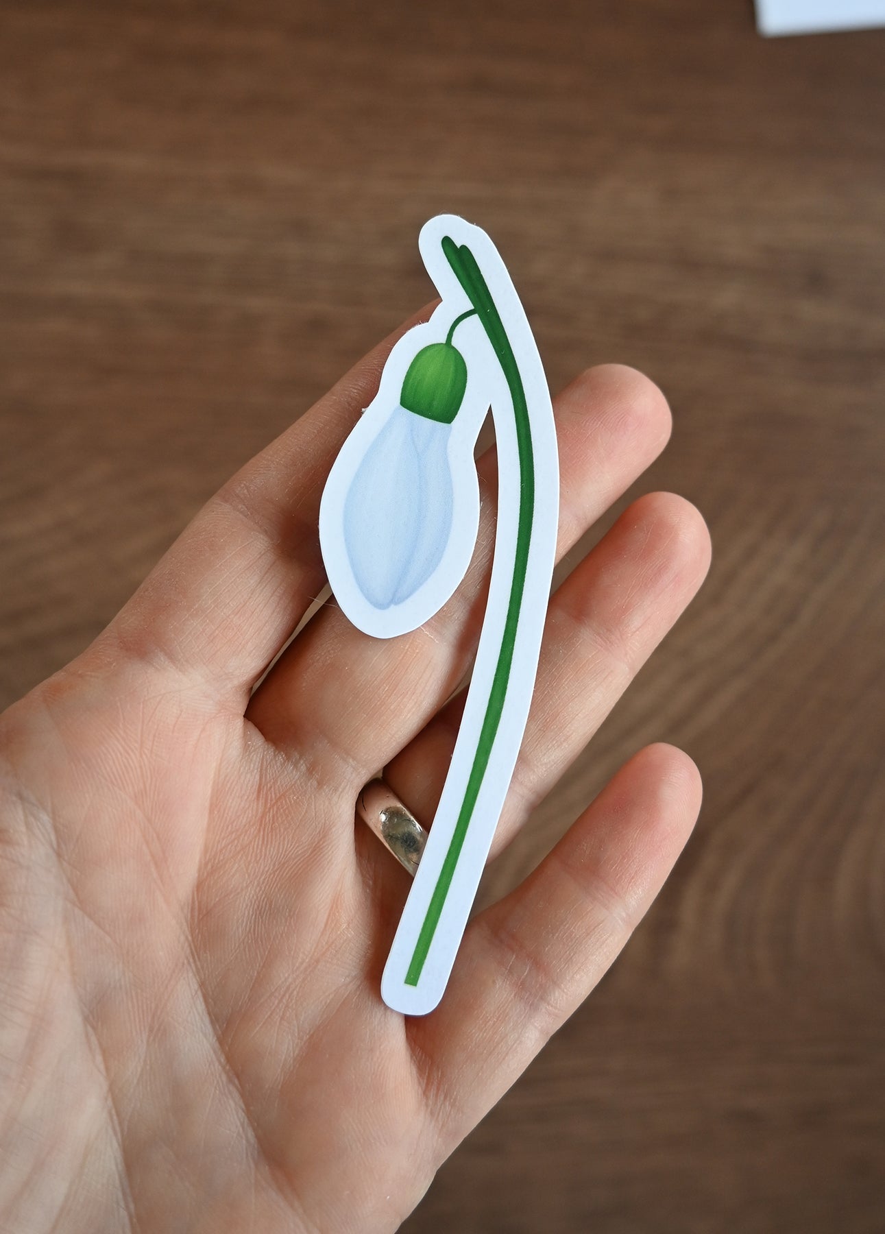 Snowdrops journal stickers - katerinamitkova