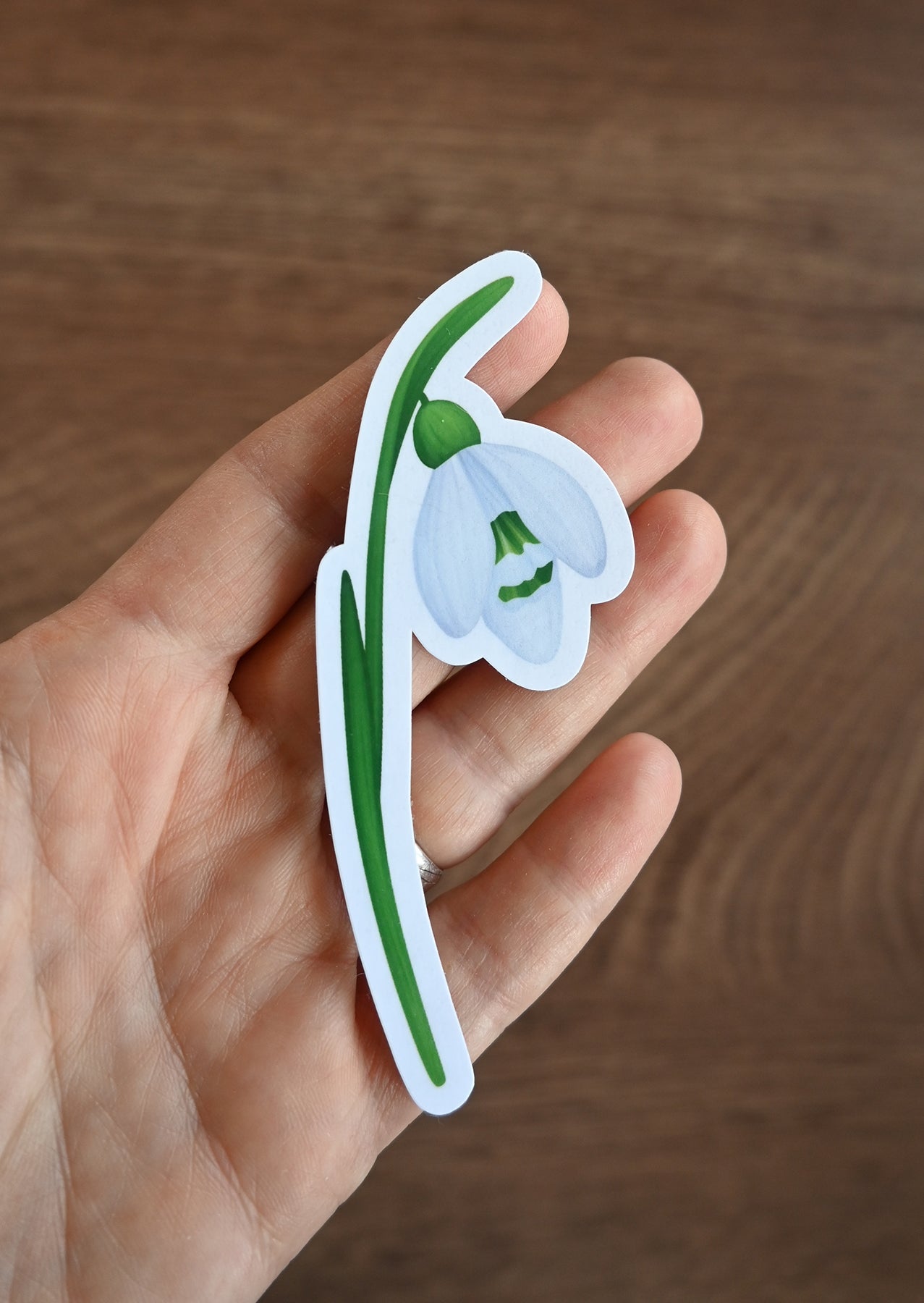 Snowdrops journal stickers - katerinamitkova