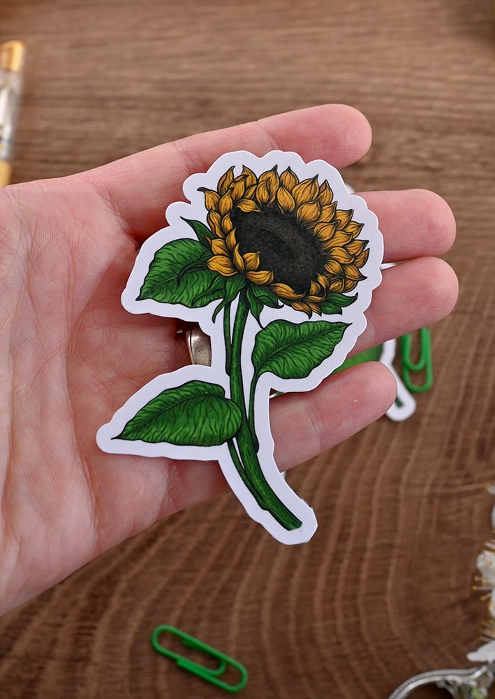 Sunflowers journal stickers - katerinamitkova
