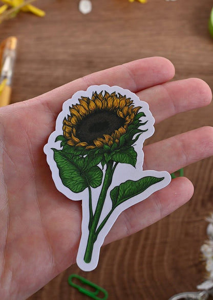 Sunflowers journal stickers - katerinamitkova