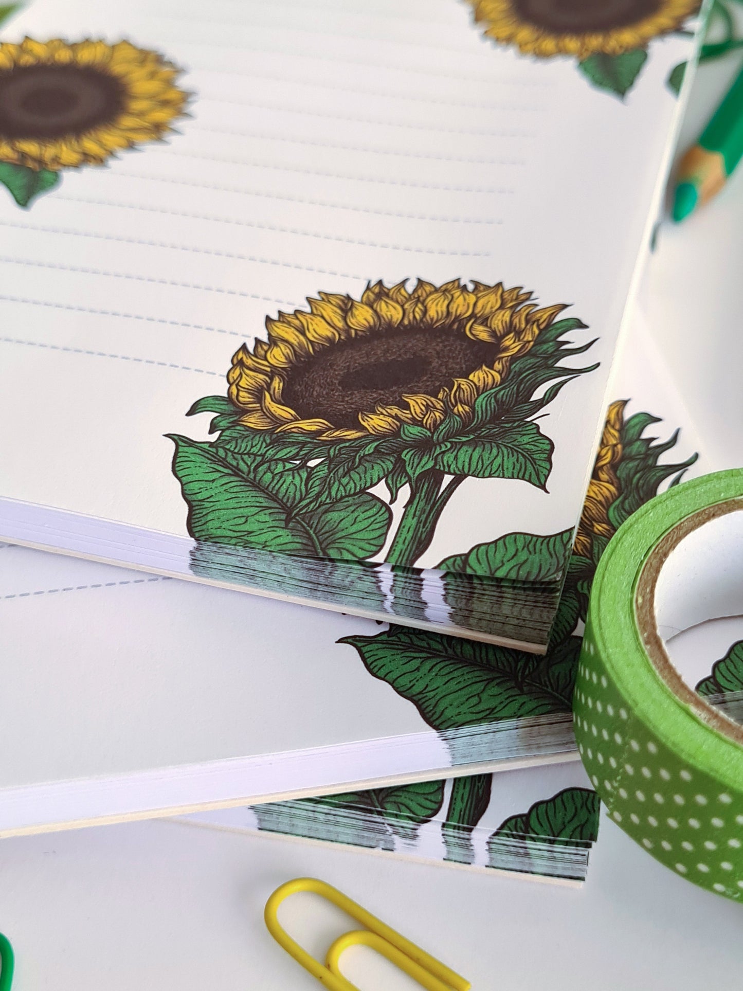 Sunflowers notepad - katerinamitkova
