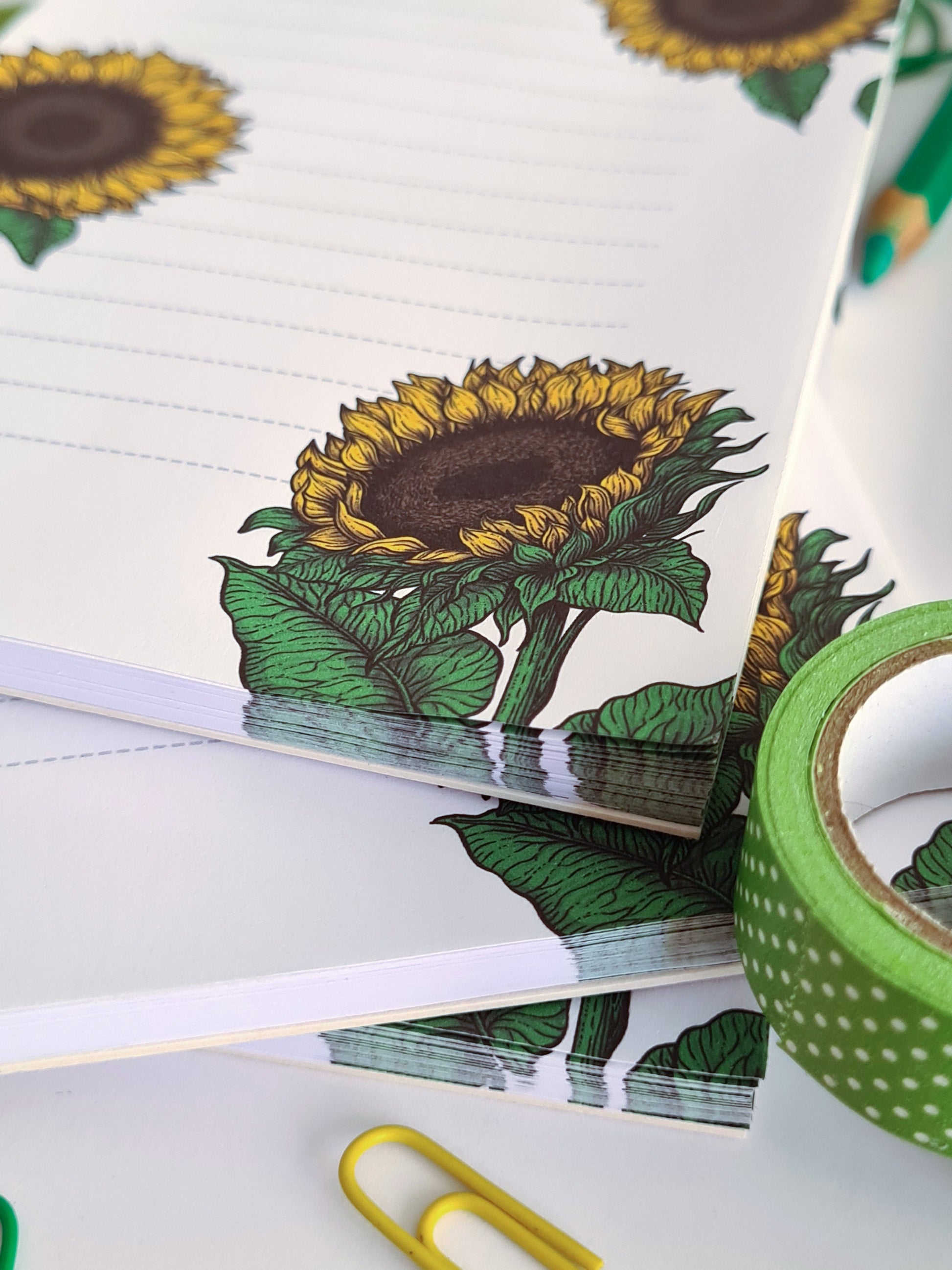 Sunflowers notepad - katerinamitkova
