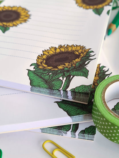 Sunflowers notepad - katerinamitkova