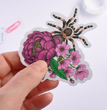Tarantula bouquet journal stickers - katerinamitkova