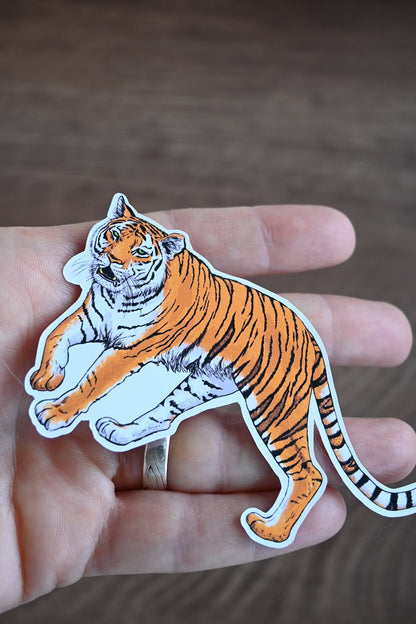 Tigers vinyl stickers - katerinamitkova